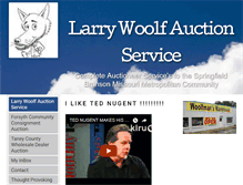 Tablet Screenshot of larrywoolf.com